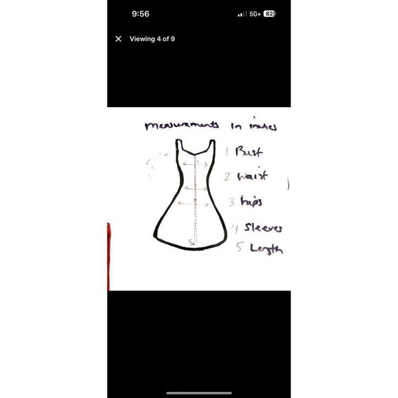 Kay Unger New York red cocktail Christmas dress size 4 - Picture 12 of 12